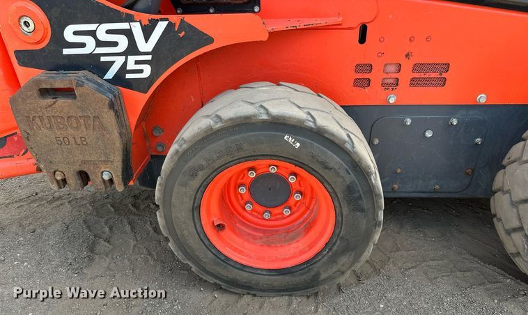 image for item MQ9308 2016 Kubota SSV75  skid steer loader