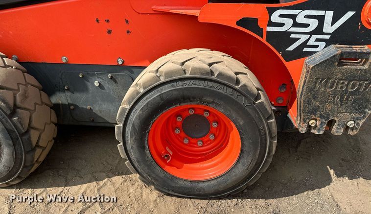 image for item MQ9308 2016 Kubota SSV75  skid steer loader