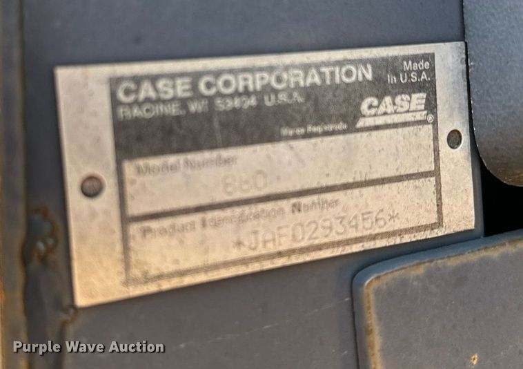 image for item MQ9309 1999 Case 860 Turbo  cable plow