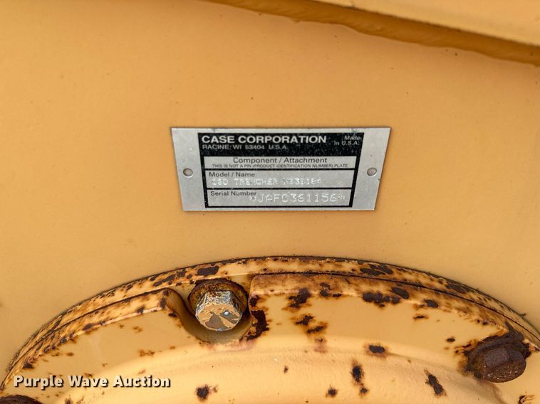 image for item MQ9310 2001 Case 660  trencher