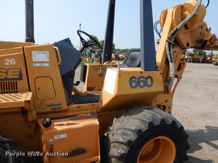 image for item MQ9312 1999 Case 660  cable plow