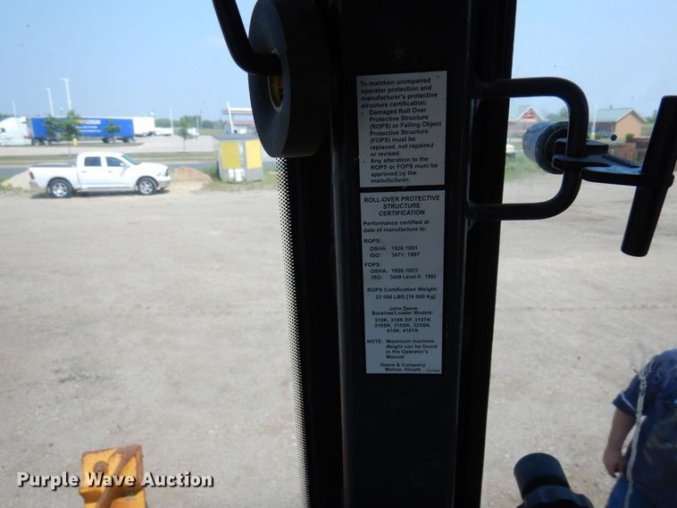 image for item MQ9314 2014 John Deere 310SK  backhoe