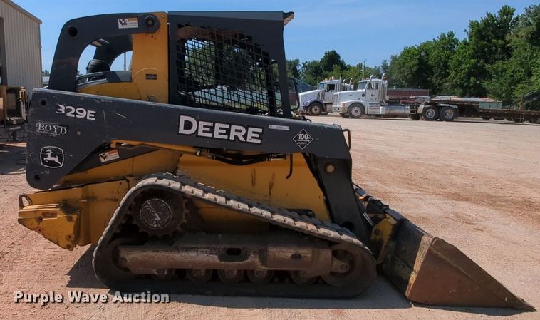 image for item MY9810 2013 John Deere 329E  tracked skid steer loader