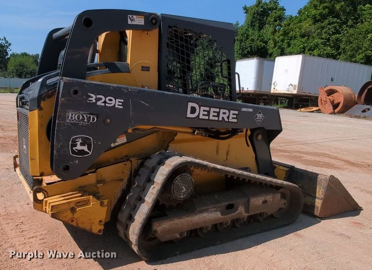 image for item MY9810 2013 John Deere 329E  tracked skid steer loader