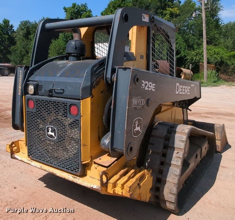 image for item MY9810 2013 John Deere 329E  tracked skid steer loader