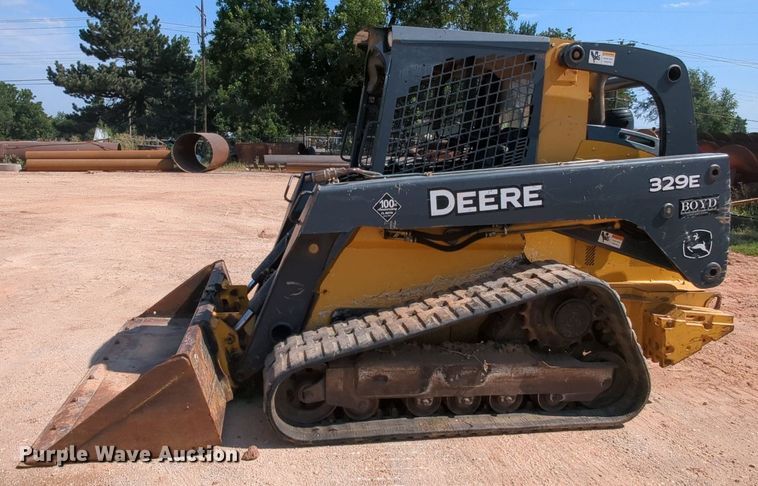 image for item MY9810 2013 John Deere 329E  tracked skid steer loader