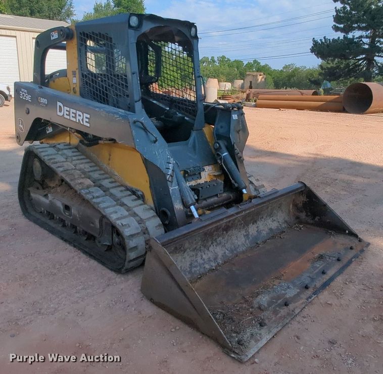 image for item MY9811 2015 John Deere 329E  tracked skid steer loader