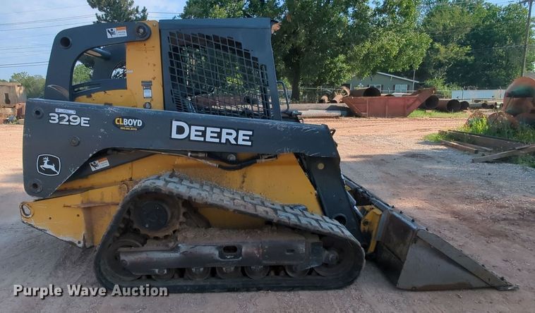 image for item MY9811 2015 John Deere 329E  tracked skid steer loader