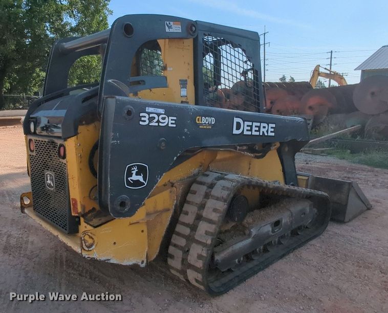 image for item MY9811 2015 John Deere 329E  tracked skid steer loader
