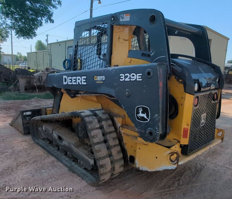image for item MY9811 2015 John Deere 329E  tracked skid steer loader