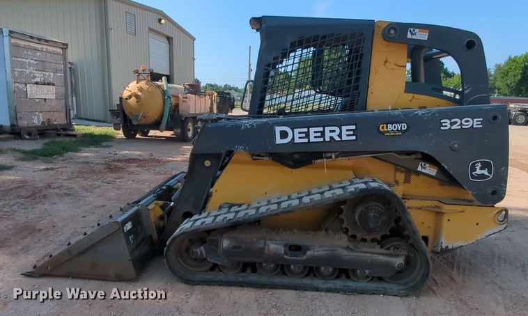 image for item MY9811 2015 John Deere 329E  tracked skid steer loader
