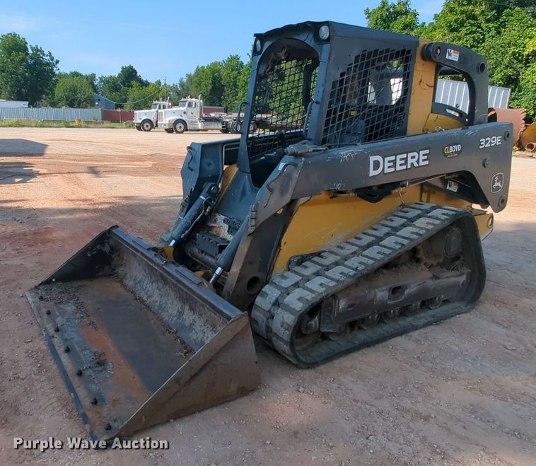 image for item MY9811 2015 John Deere 329E  tracked skid steer loader