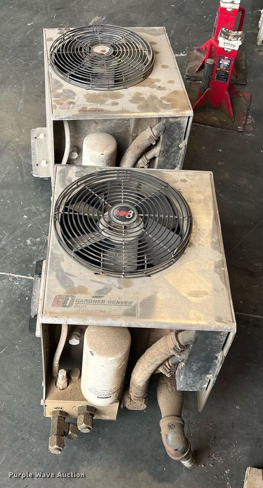 image for item NI9011 (2) Gardner Denver MH3 oil coolers