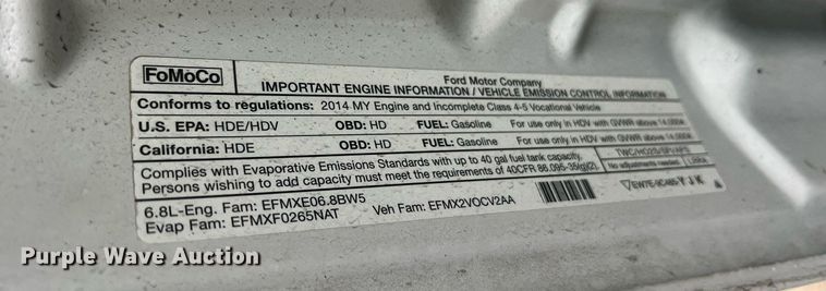 image for item NI9016 2014 Ford F550 Super Duty XL  utility / service truck