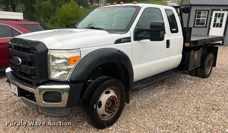 image for item NI9017 2014 Ford F450 Super Duty XL  dump flatbed truck