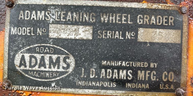 image for item NI9018 Adams 124  grader