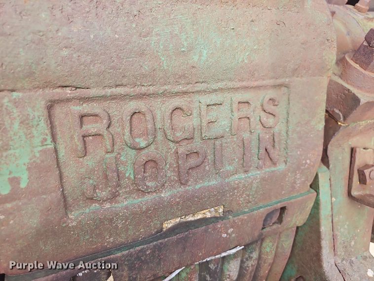 image for item NT9825 1936 Rogers Iron Works Co. 156  rock crusher