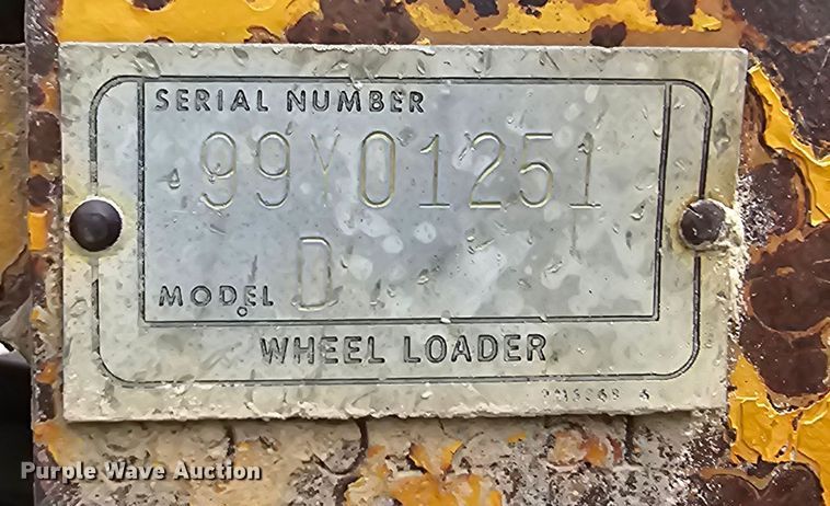 image for item NT9848 1981 Caterpillar 966D  wheel loader