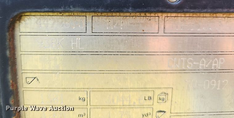 image for item NT9868 Caterpillar 938K HL  10' W wheel loader bucket