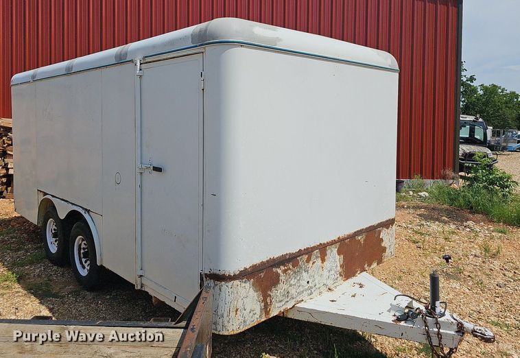 image for item NT9874 1999 W-W  enclosed cargo trailer