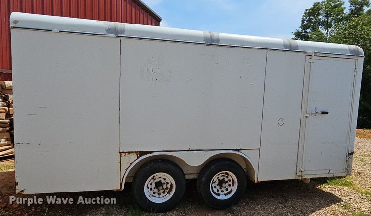 image for item NT9874 1999 W-W  enclosed cargo trailer