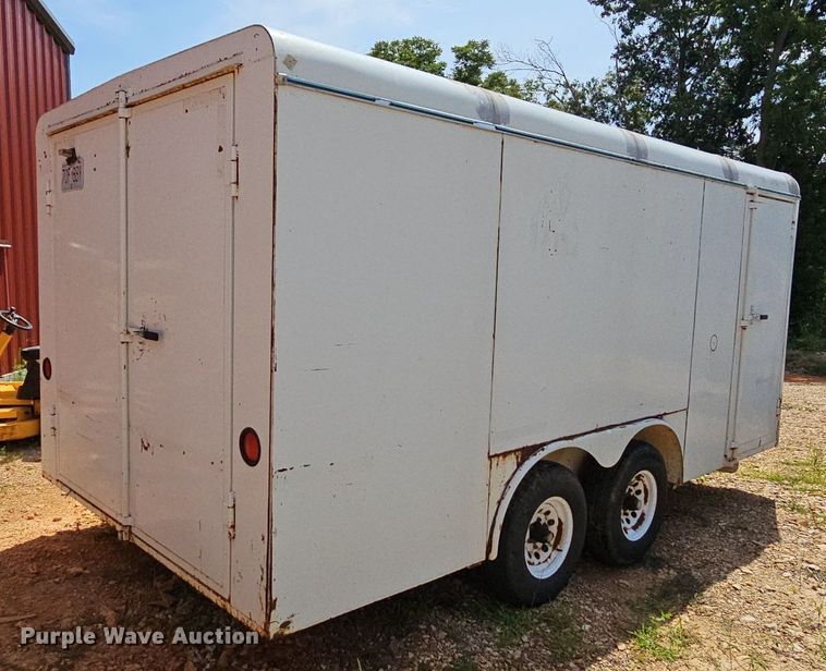 image for item NT9874 1999 W-W  enclosed cargo trailer