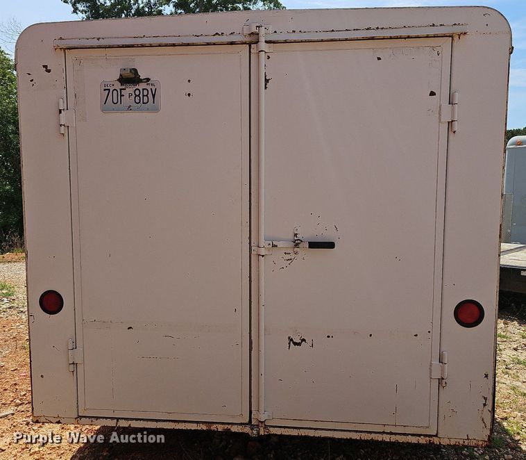image for item NT9874 1999 W-W  enclosed cargo trailer
