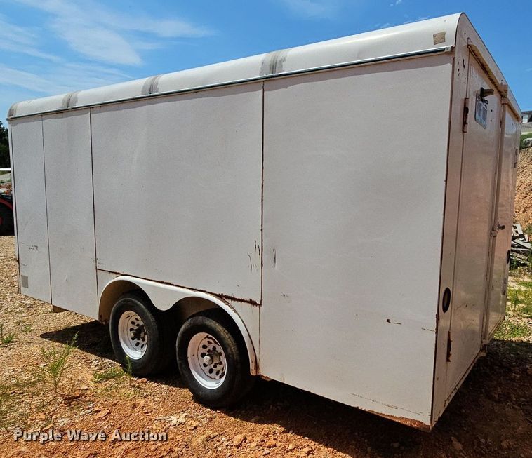 image for item NT9874 1999 W-W  enclosed cargo trailer
