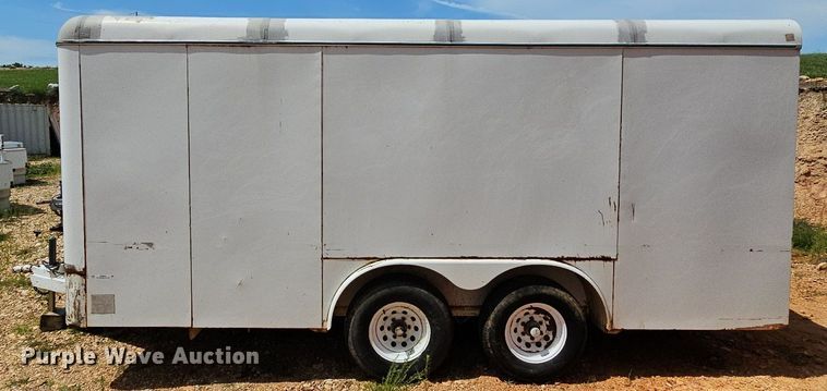 image for item NT9874 1999 W-W  enclosed cargo trailer