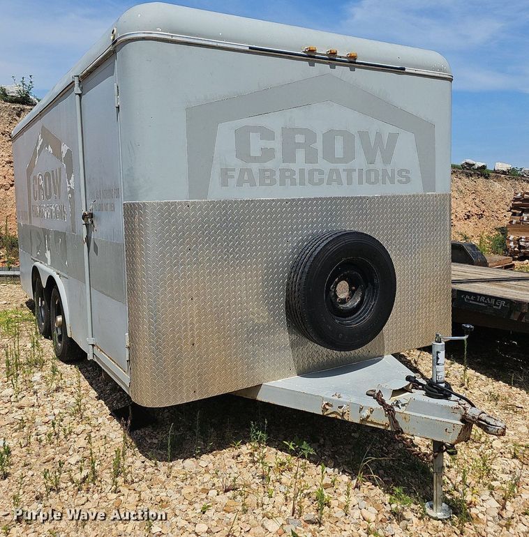 image for item NT9875 2001 W-W  enclosed cargo trailer