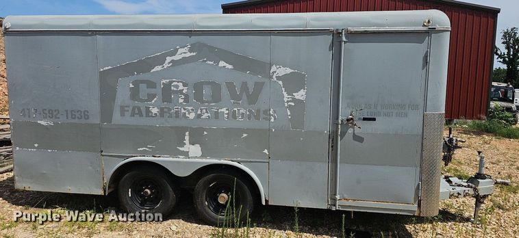 image for item NT9875 2001 W-W  enclosed cargo trailer