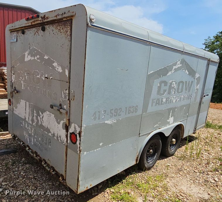 image for item NT9875 2001 W-W  enclosed cargo trailer