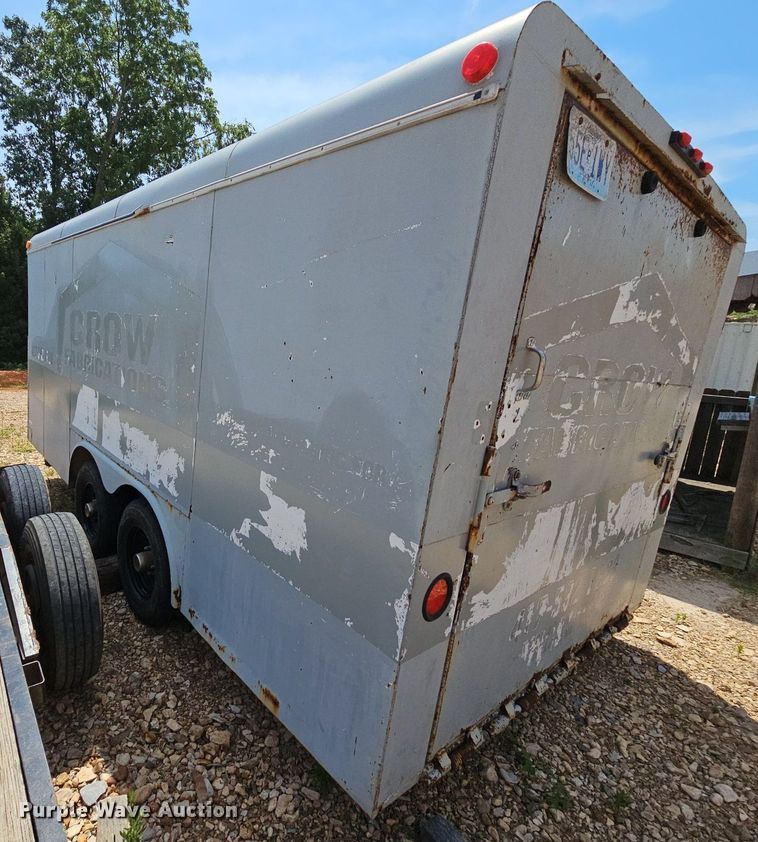 image for item NT9875 2001 W-W  enclosed cargo trailer