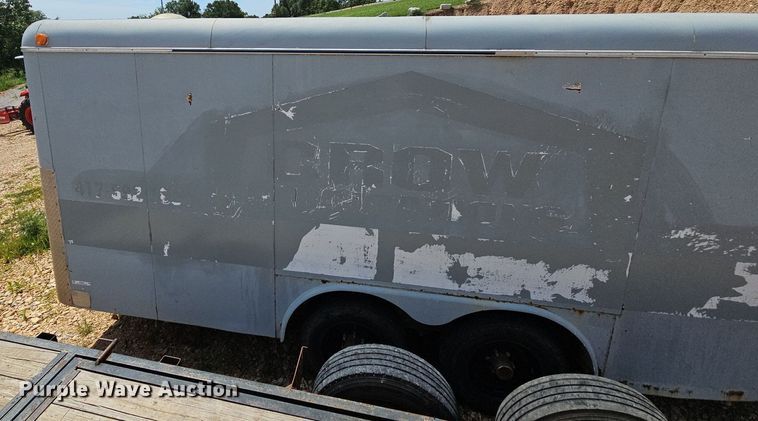 image for item NT9875 2001 W-W  enclosed cargo trailer