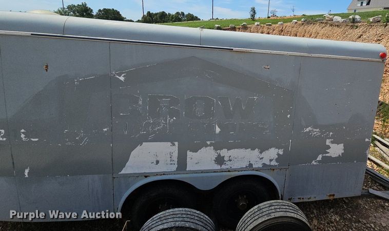 image for item NT9875 2001 W-W  enclosed cargo trailer