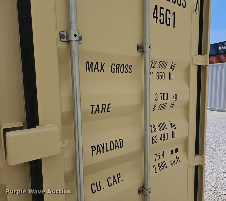 image for item NT9889 2022 Xiamen High Cube  shipping container