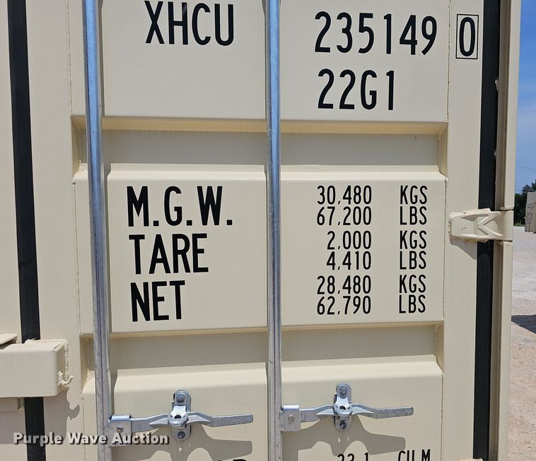 image for item NT9890 2022  shipping container