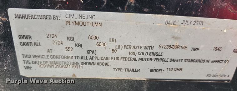 image for item NX9698 2010 Cimline Magma 110  melter applicator
