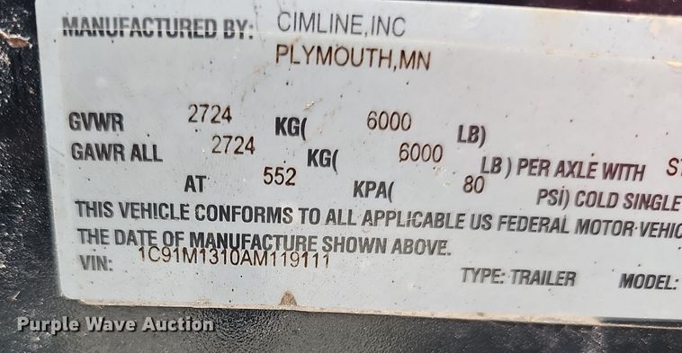 image for item NX9698 2010 Cimline Magma 110  melter applicator