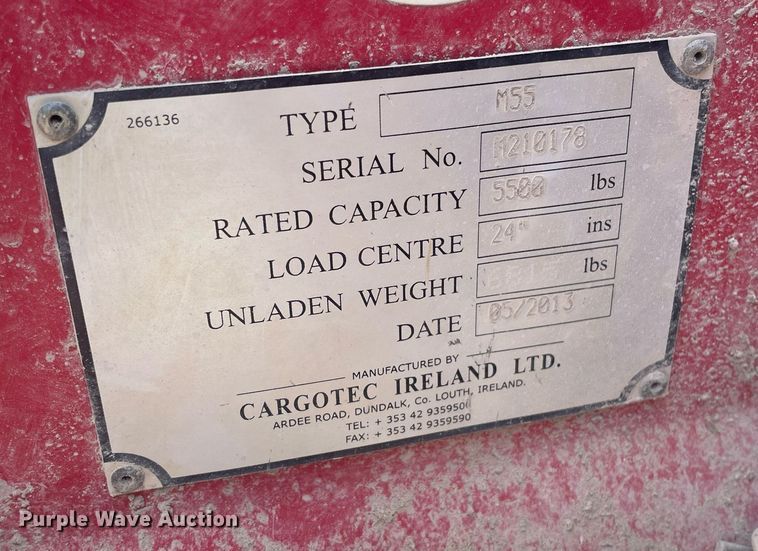 image for item NY9552 2013 Moffett M55  forklift