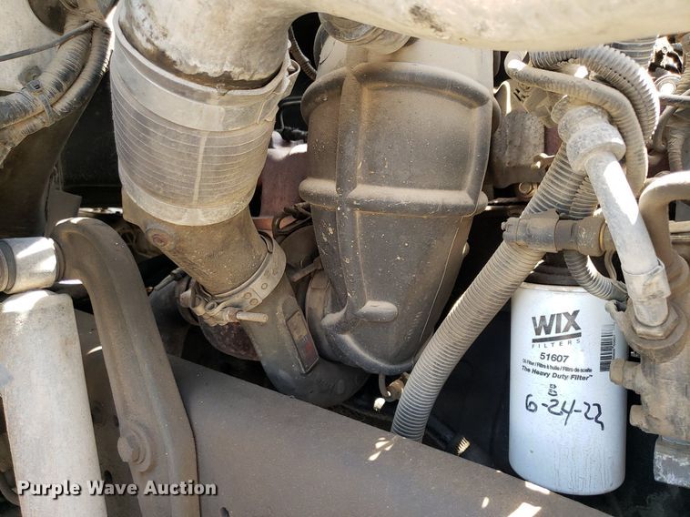 image for item OB9733 1995 Ford F800  dump flatbed truck