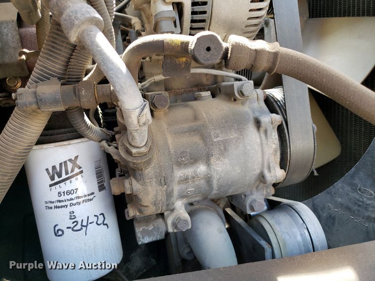 image for item OB9733 1995 Ford F800  dump flatbed truck