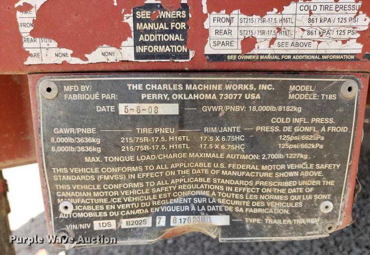 image for item OB9734 2008 Ditch Witch FX60  vacuum excavator