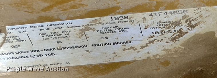 image for item OK9730 1998 Caterpillar D6M XL  dozer