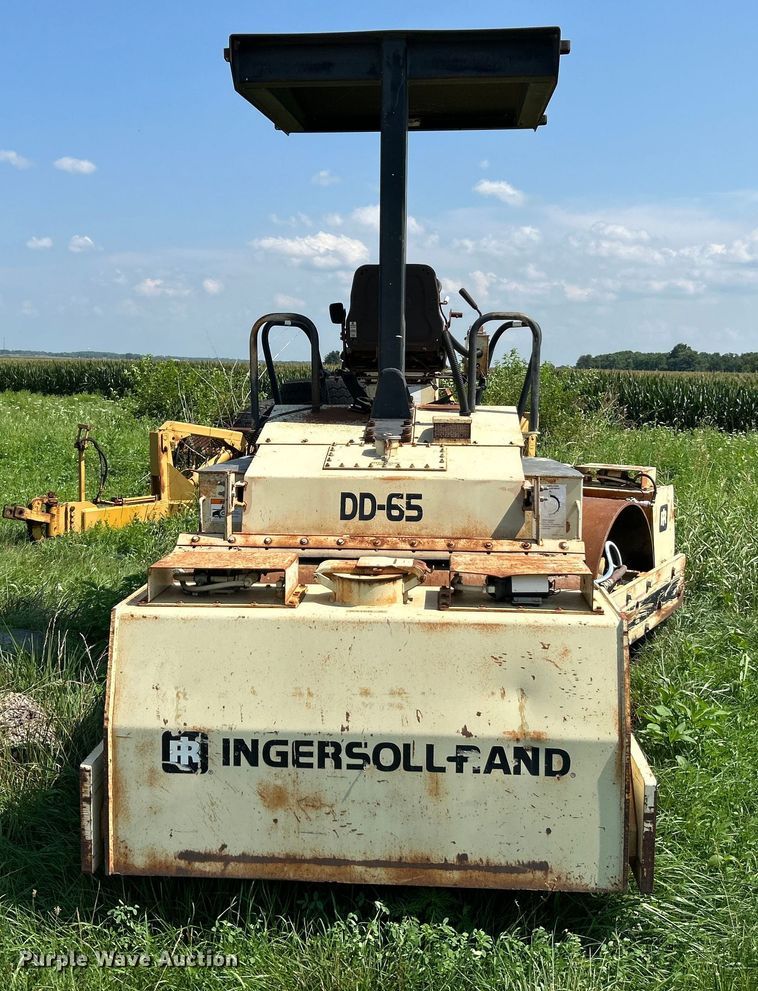 image for item OK9745 1996 Ingersoll Rand DD-65  double drum vibratory roller