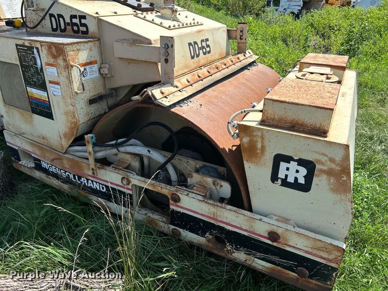 image for item OK9745 1996 Ingersoll Rand DD-65  double drum vibratory roller