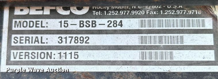 image for item DI7956 Befco 15-BSB-284  sickle mower