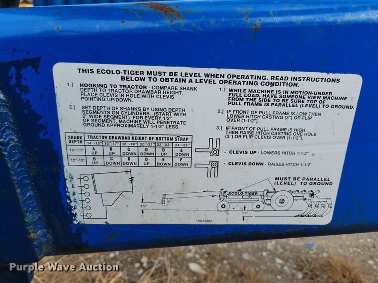 image for item DN4056 Case IH Ecolo-Tiger 730C  disk ripper