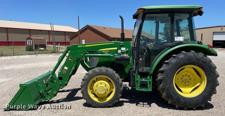 image for item DN4730 2018 John Deere 5075E  MFWD tractor