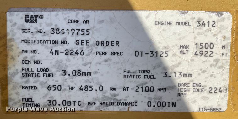 image for item DN4731 1999 W.H.O. P12-63XSHD  tub grinder